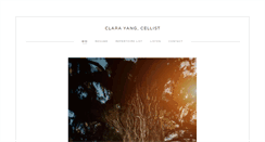 Desktop Screenshot of clarayangcello.com